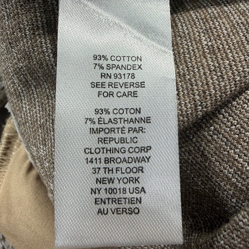 Truth by Republic Wide Leg Pants Womens Small Taupe Glen Plaid NWT - Picture 7 of 12